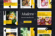 Modern Social Media Kit (Vol. 26), a Social Media Template by uispot (Thumbnail 1 of 3)