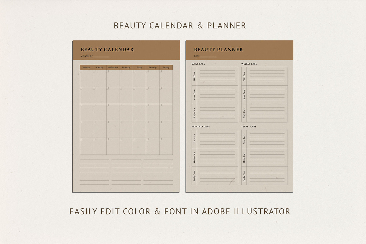 Wellness Planner, a Stationery Template by Anatartan Design (Photo 6 of 13)
