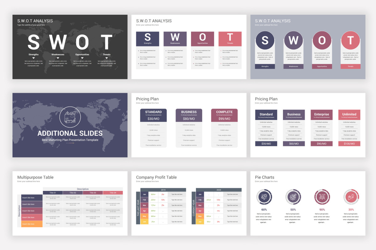 Comprehensive PowerPoint Bundle, a Presentation Template by SlideOne (Photo 27 of 81)