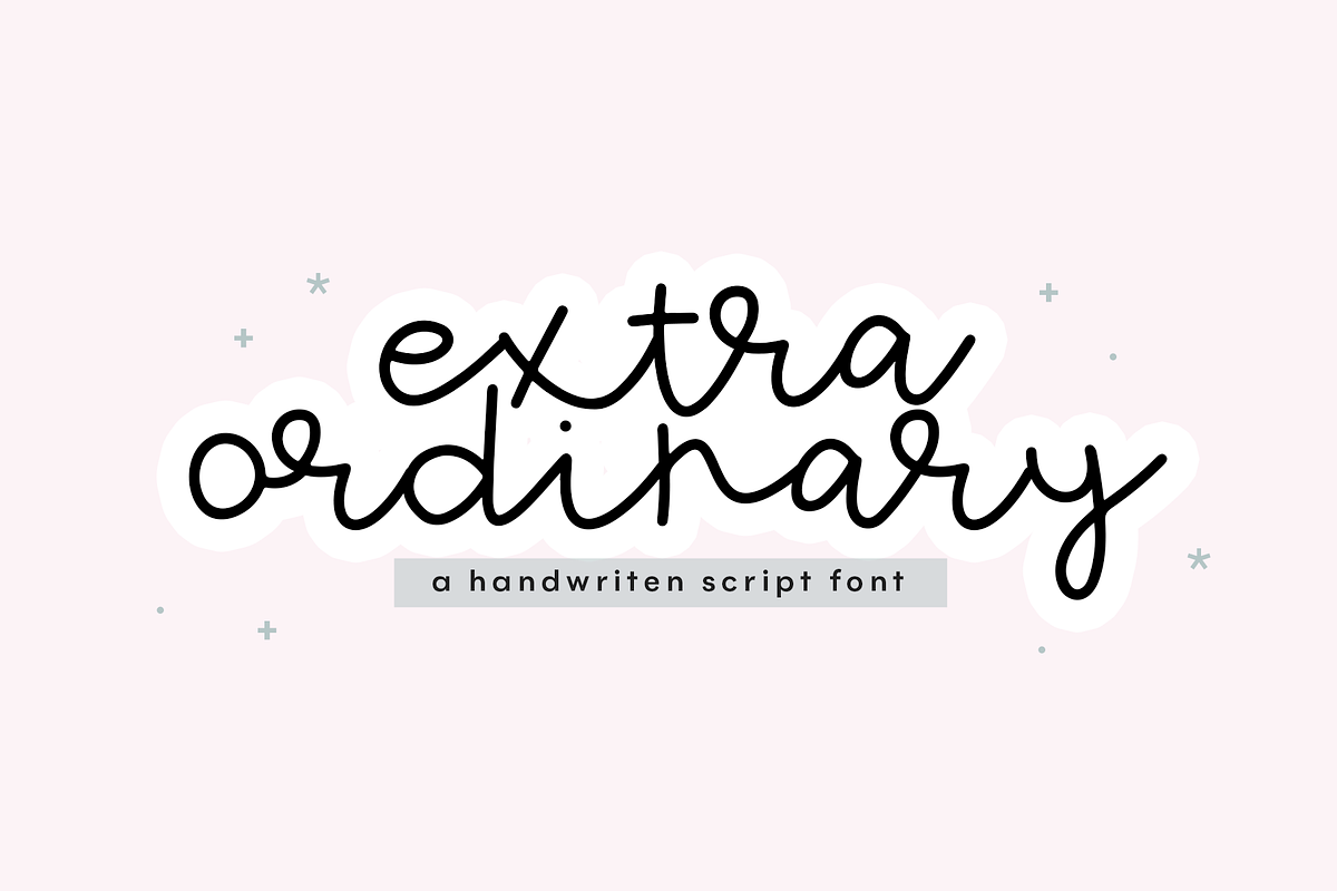 Extraordinary | Script Font