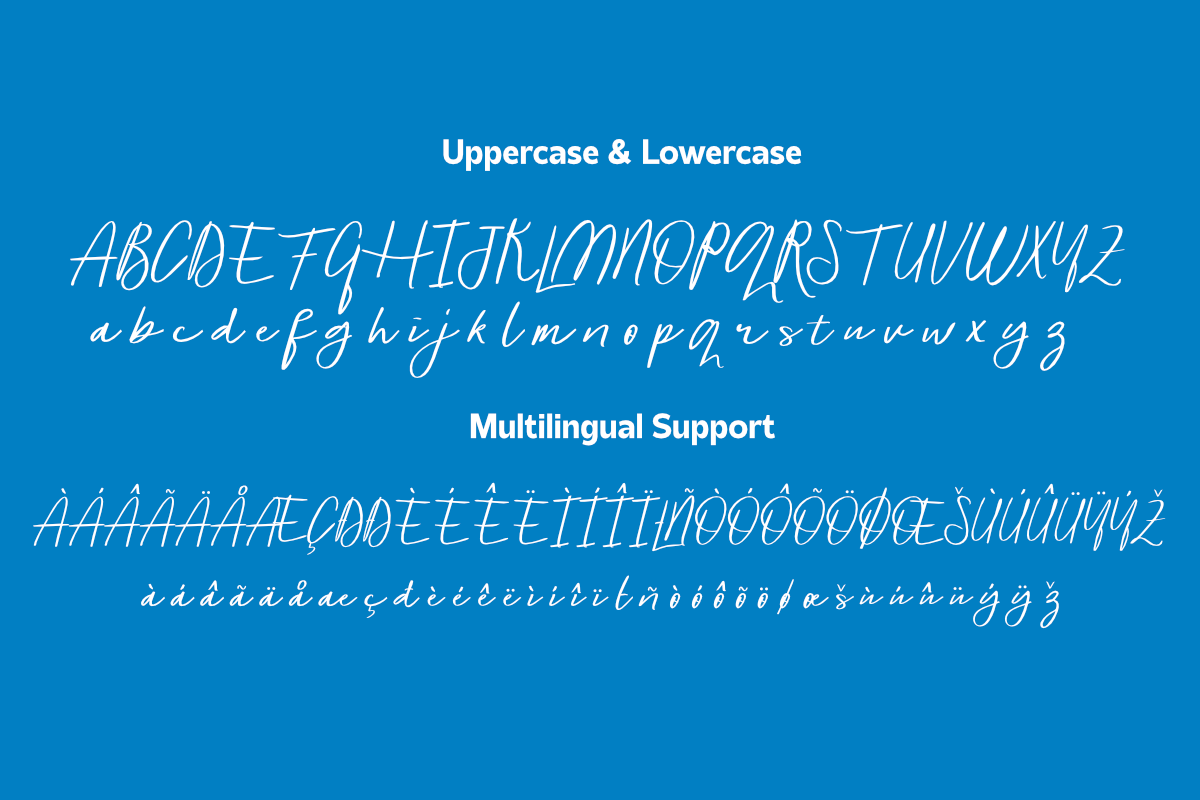 Beauty Indramayu, a Handwritten Font by Differentialtype (Photo 5 of 6)