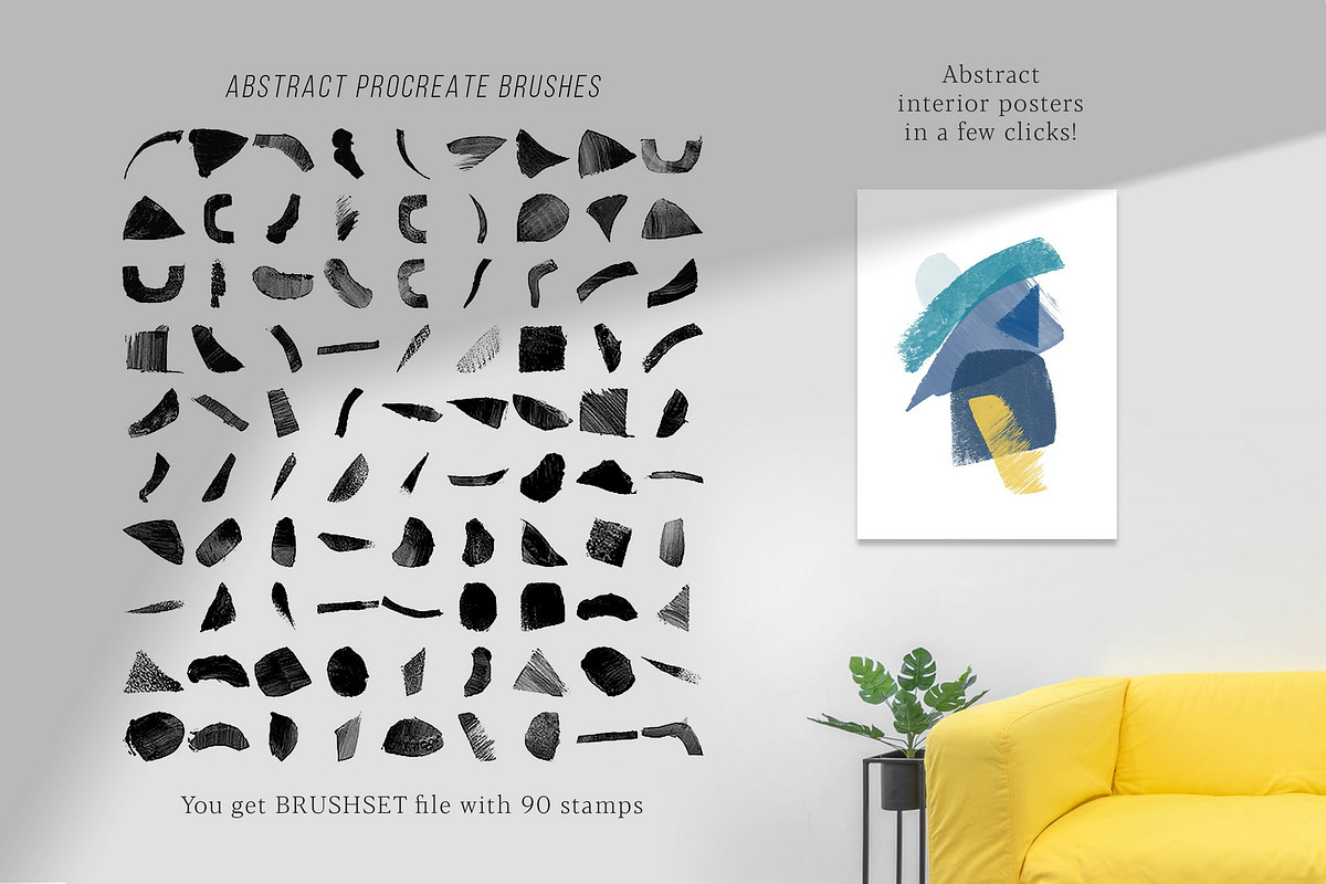 Procreate Stamp Brushes Bundle 2020, a Brush Add-On by Struvictory.art (Photo 8 of 36)