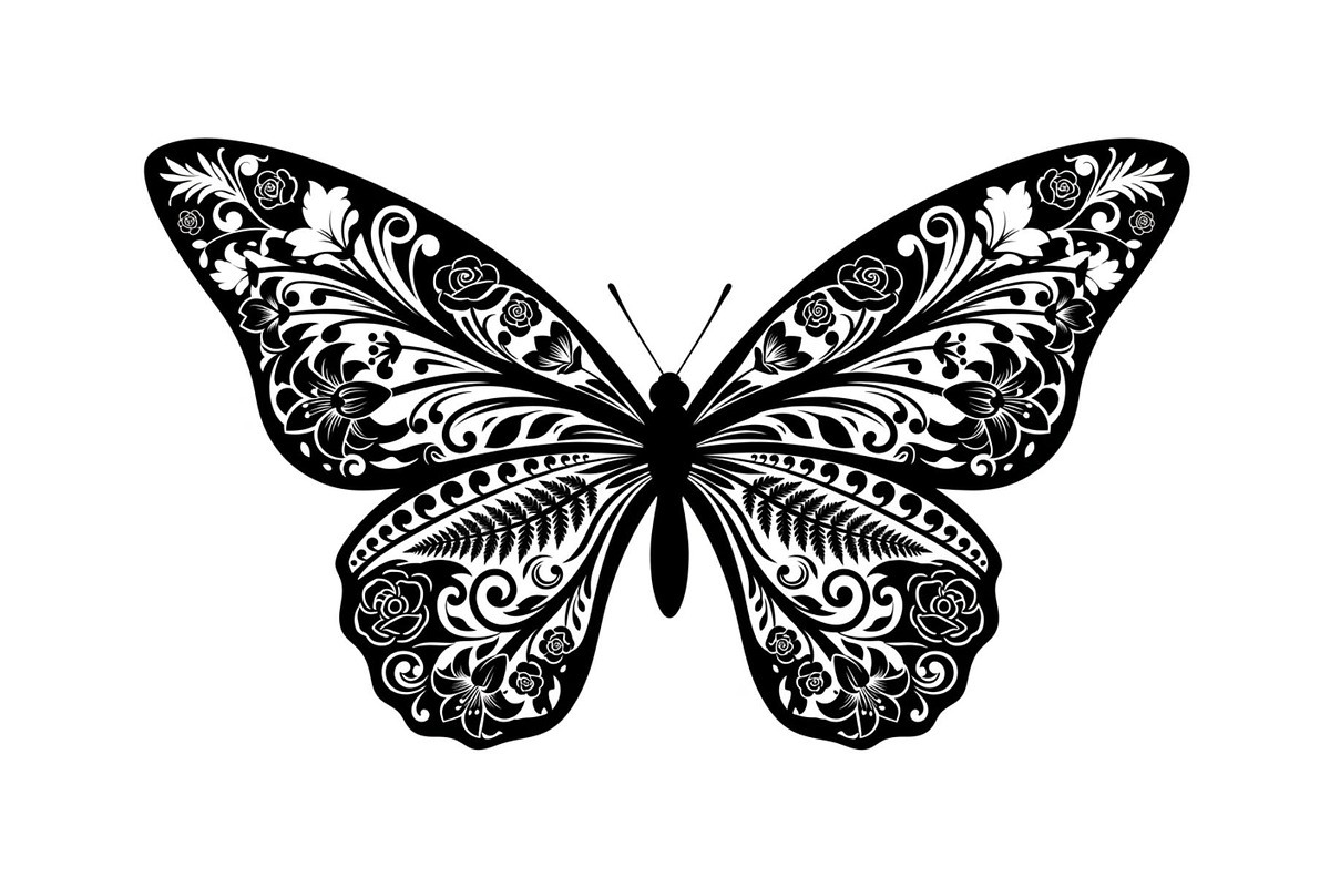 Butterfly Silhouette SVG Bundle, an Illustration by Gaye Art (Photo 22 of 31)