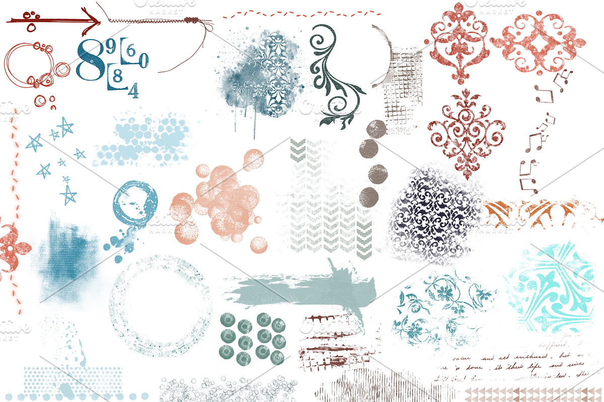 Procreate Brushes - Messy, a Brush Add-On by Li Zamperini (Photo 5 of 10)