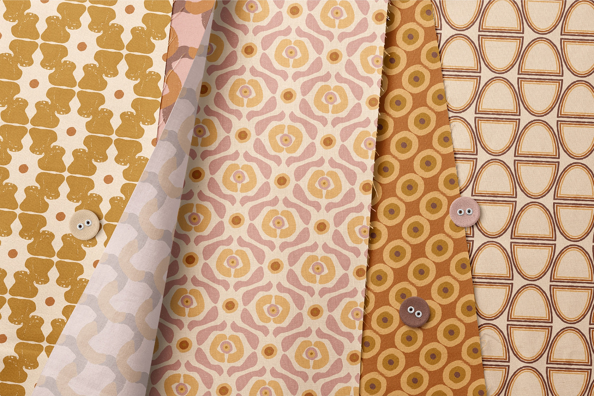 Earthy Boho Retro Pattern Collection, a Pattern Graphic by Enia Grace (Photo 7 of 11)