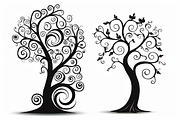 Tree Laser Cut Bundle | Decorative, a Graphic by Designs_River (Thumbnail 9 of 12)