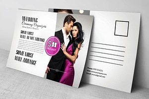 Wedding Postcard Template