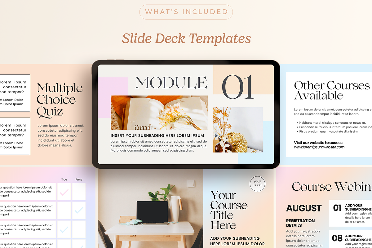 Bundle of Course Creator Templates, a Marketing Template by Creatif Foundry (Photo 7 of 9)