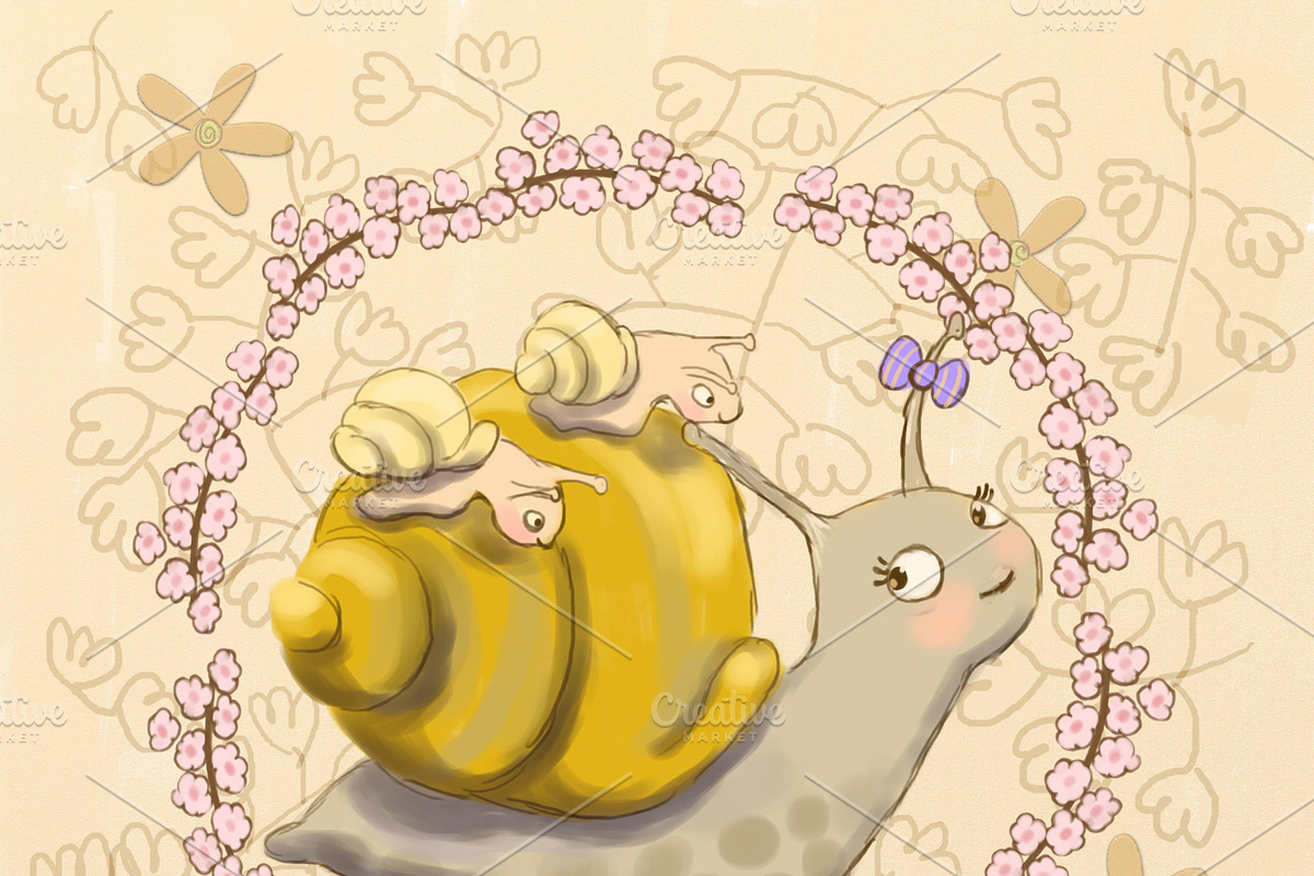 Mother's Day (mamas and babies), an Animal Illustration by Paper Doll Pets (Photo 4 of 6)