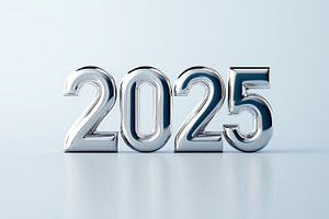 Silver 2025 text, a Holiday Photo by MistyDay