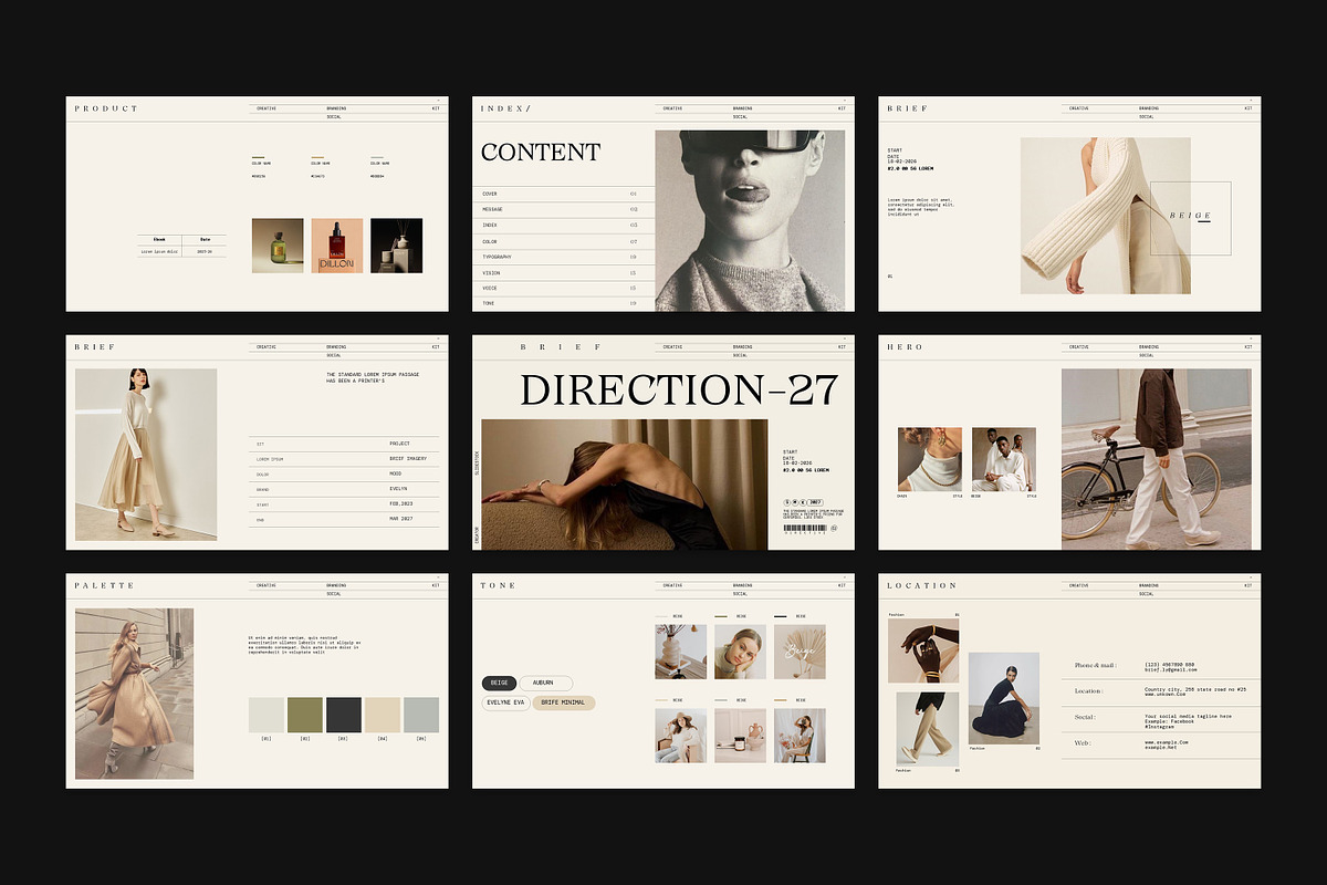 Raye | Creative Direction Kit, a Presentation Template by slidestock55 (Photo 12 of 14)