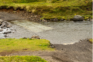 Ford across a river on the way to, a Nature Photo by Backyard Stock