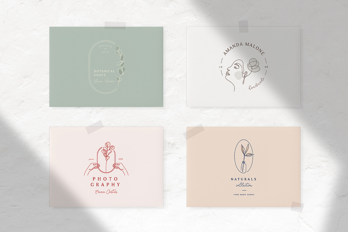 Lina Logo Collection, a Branding & Logo Template by AgataCreate (Photo 9 of 10)