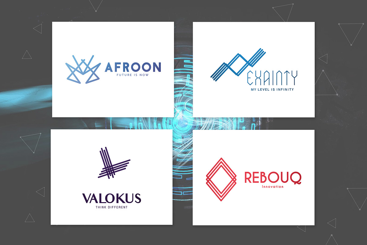 Futuristic & Geometric Logos Bundle, a Branding & Logo Template by AN Productions (Photo 4 of 47)