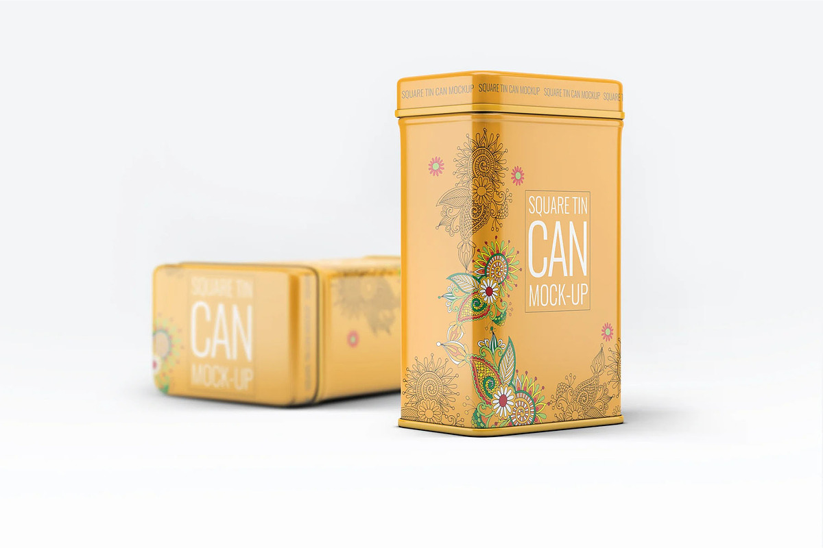 Metal Tin Can Mock-Up, a Product Mockup by Hubzway (Photo 3 of 6)