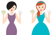 Coupon Girls, an Illustration by eightcrazy (Thumbnail 4 of 4)