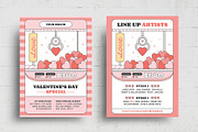 Valentine's Day Retro Arcade Concept, a Flyer Template by BrandPacks (Thumbnail 5 of 5)