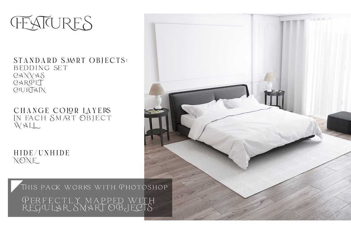 Bedding & Curtain Mockups, a Product Mockup by mock-ups (Photo 3 of 10)