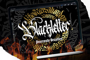 Blackletter Brush for Procreate