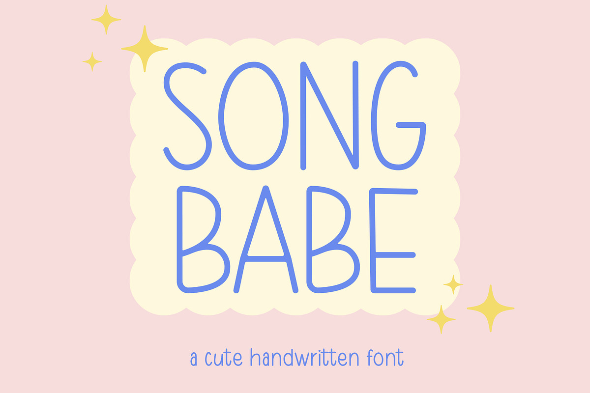 Song Babe - Handwritten Font, a Handwritten Font by ariodsgn (Photo 1 of 10)