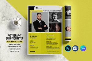Photography Exhibition Flyer, a Flyer Template by retrographix