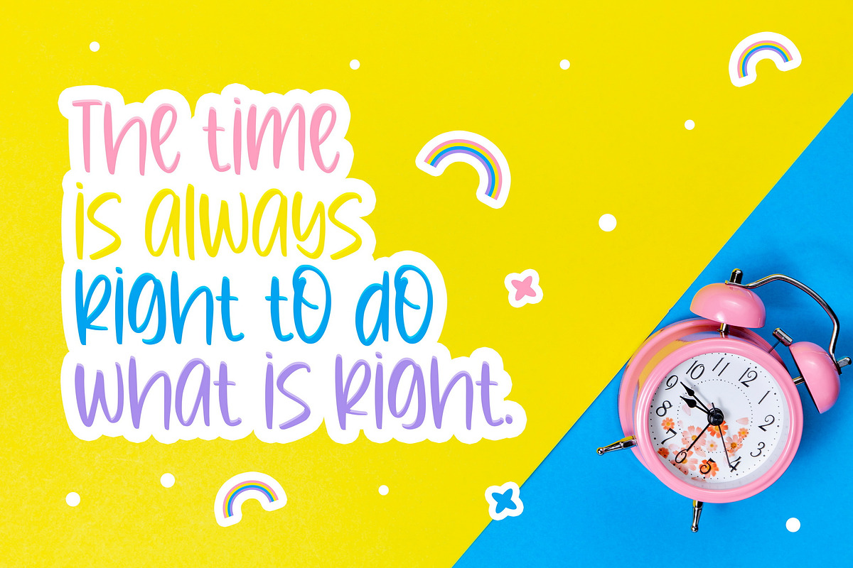 The Joyful Learners - A Playful Font, a Sans Serif Font by Geelator Studio (Photo 9 of 11)