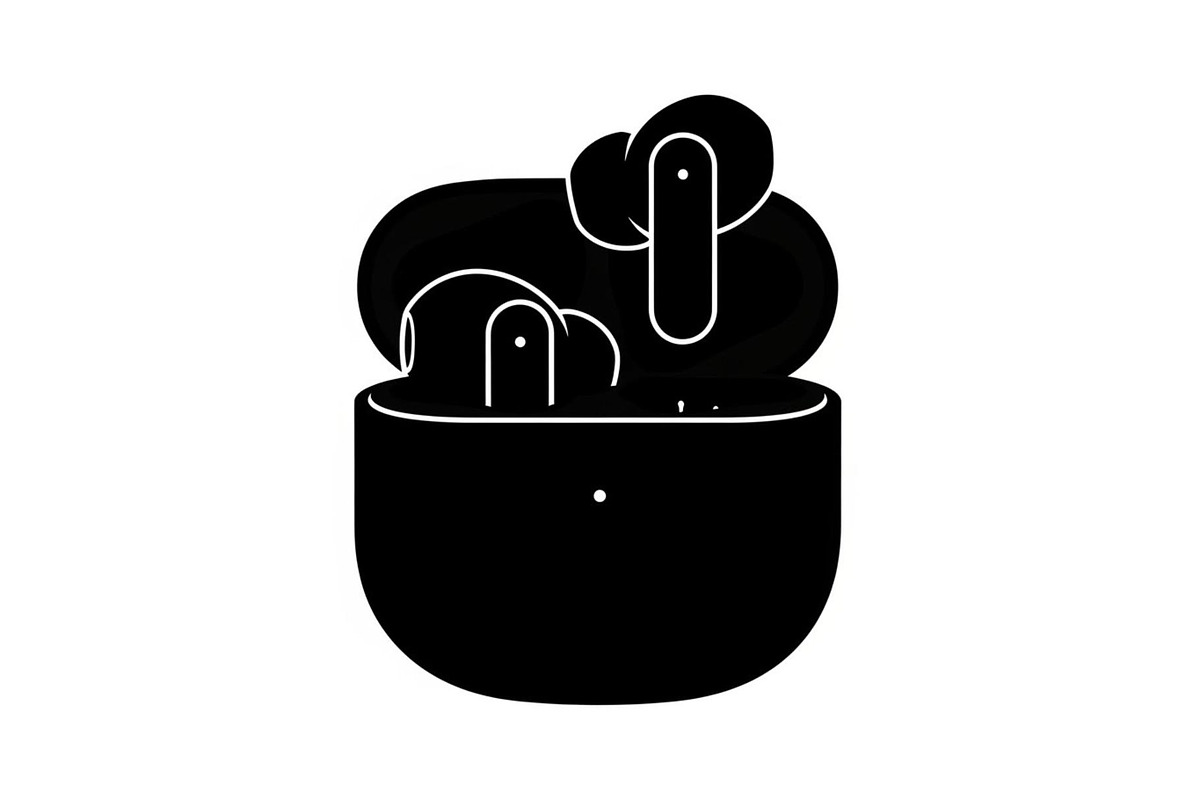 50 Wireless Earbuds Silhouette Icon, an Illustration by abu67222 (Photo 29 of 51)