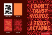 Typography Art Photoshop Action, an Action Add-On by Mint Actions (Thumbnail 3 of 11)