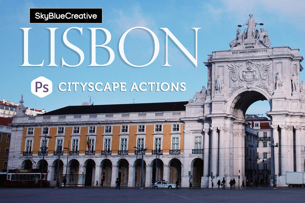 Lisbon Cityscape Actions, an Action Add-On by skybluecreative (Photo 1 of 7)