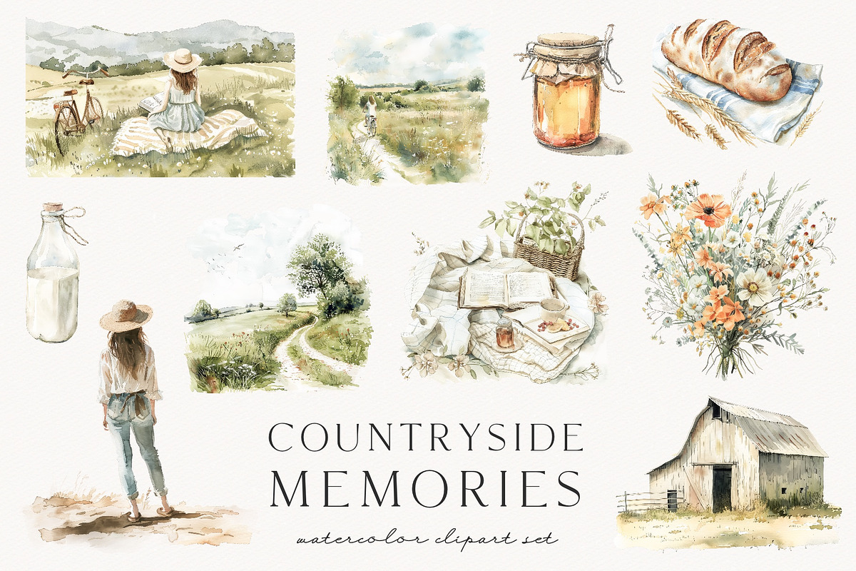 Countryside Memories, a Decorative Illustration by PeDe Designs (Photo 12 of 15)