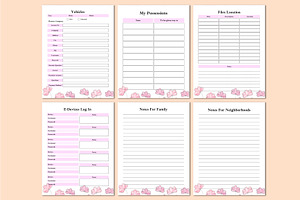 Editable End Of Life Planner Canva