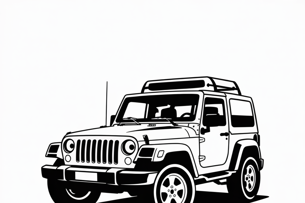 Jeep Vector Traveled design, perfect, an Illustration by Amazin_art (Photo 6 of 9)