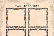 Winter Moths & Evergreen Botanicals, a Seasonal Illustration by Ink Stories (Thumbnail 13 of 15)