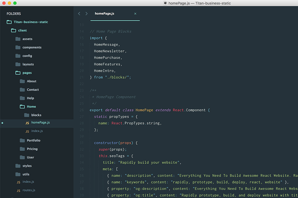 TITAN Agency Next & React Template, a HTML Template by Themebiotic (Photo 7 of 7)