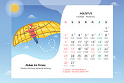 2020 Calendar - Muslim Scientist, a Stationery Template by Ted-sign (Thumbnail 35 of 39)