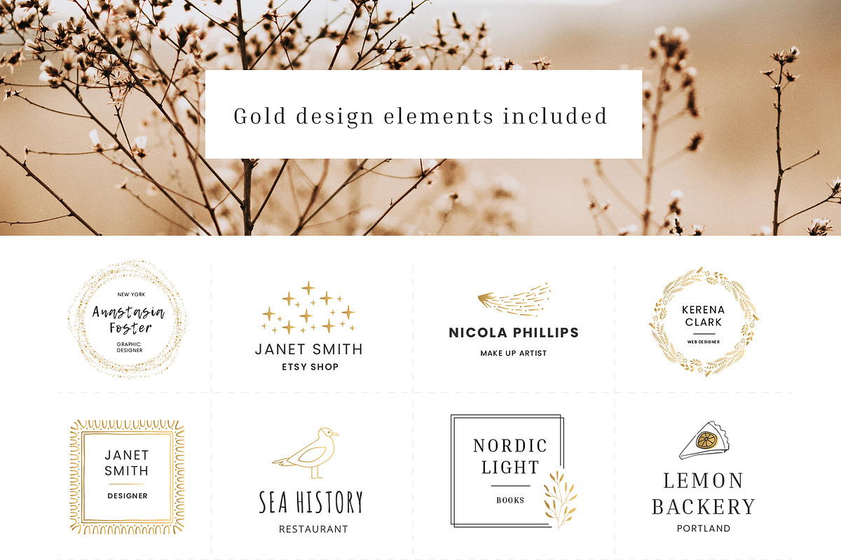 Logo Bundle for Personal Brand, a Branding & Logo Template by Anatartan Design (Photo 4 of 8)