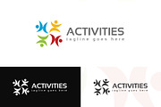 Fitness Human Logo Template, a Branding & Logo Template by Assaldesigns (Thumbnail 1 of 5)