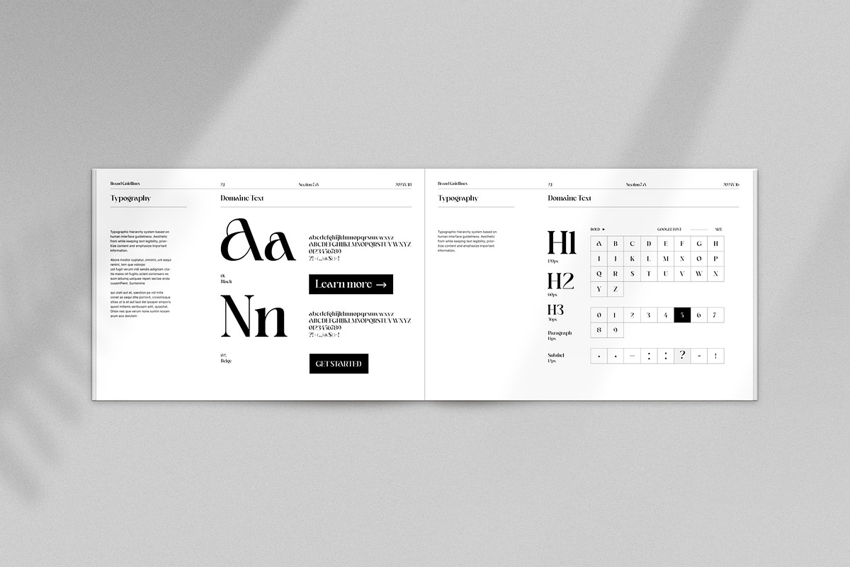 Pure Luxe-Style Guidelines, a Brochure Template by S A N D Y (Photo 8 of 11)