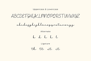 Ramsuty - Script Monoline Font