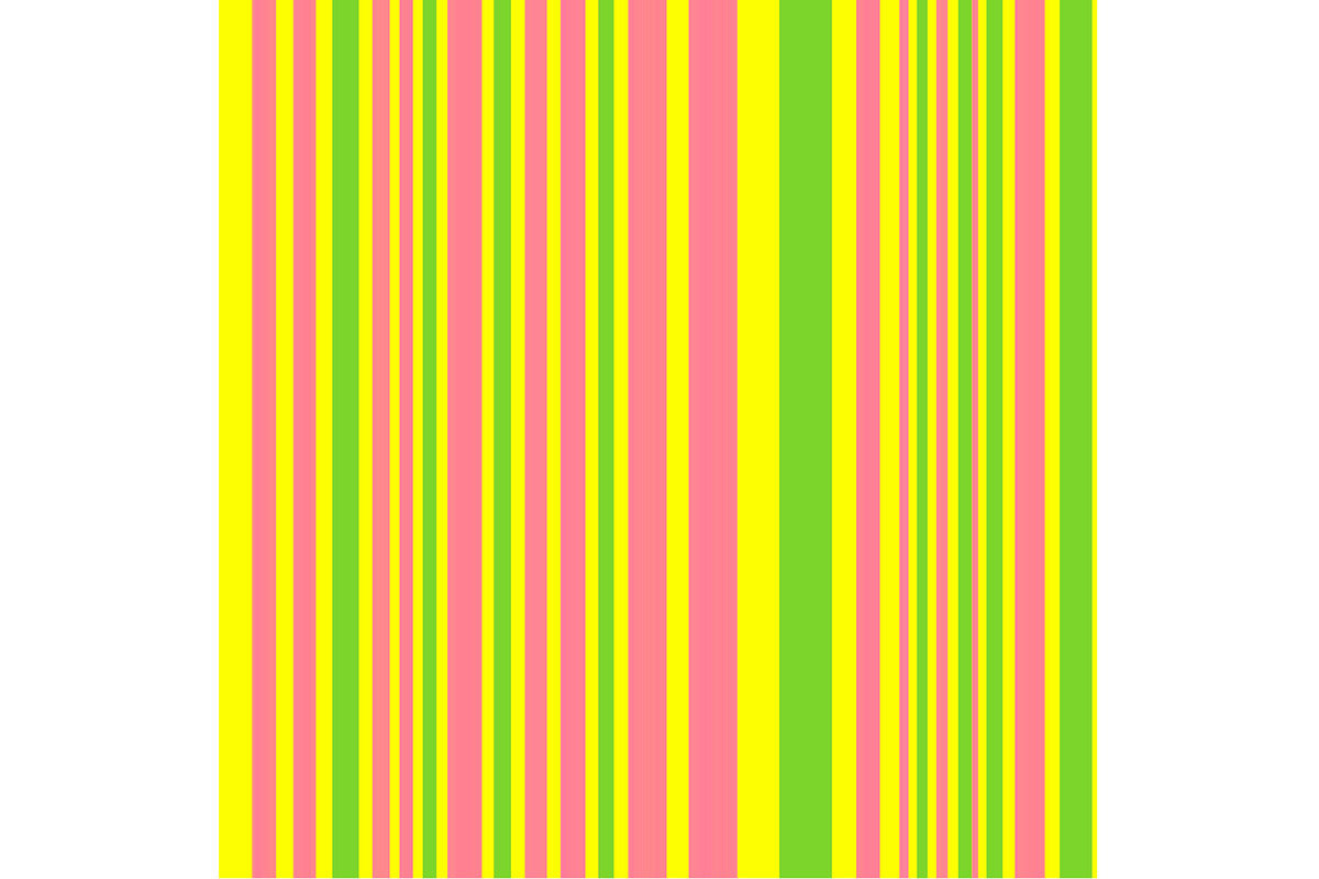 Vintage Pink Lime and Yellow Stripe, a Pattern Graphic by Sharon Schwalbe