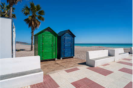 The wind on the beach of Spain in, an Architecture Photo by VictorGrow