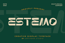 Estemo – Creative Display Font