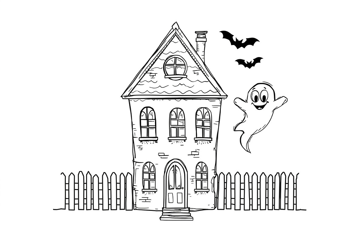 Haunted House & Pumpkin Art, an Illustration by musafir_fashion (Photo 10 of 16)