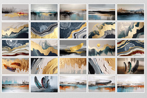 Abstract Art Mural Collection