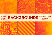 Red and yellow backgrounds, a Background Graphic by LoLoArt (Thumbnail 1 of 5)