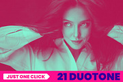 21 Duotone Effects, an Action Add-On by PSD Action (Thumbnail 2 of 22)