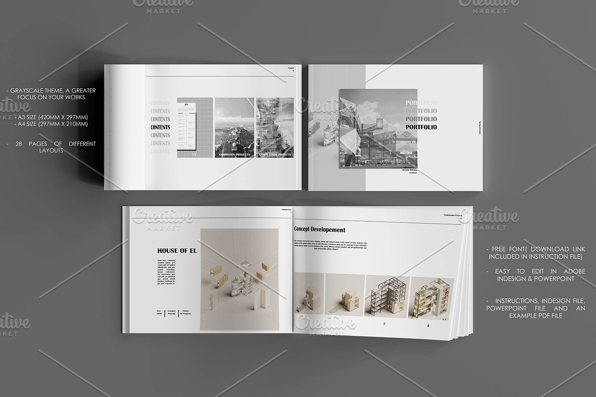 Architecture Portfolio Template V3, a Presentation Template by Arkishop (Photo 10 of 10)