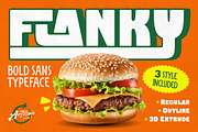 Flanky - Sans Bold Typeface, a Sans Serif Font by Artisan Themes (Thumbnail 1 of 12)
