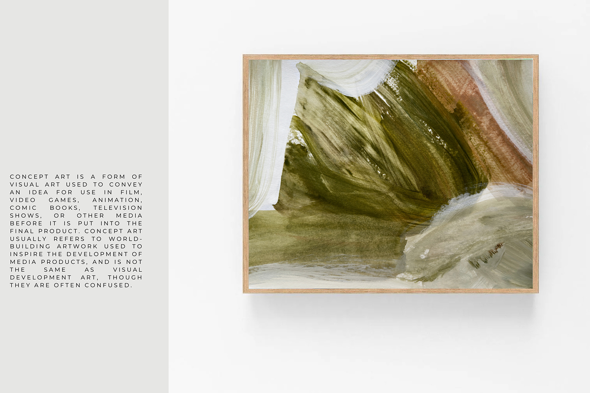 GREEN MODERN EXPRESSIVE ART, a Texture Illustration by identity.ART (Photo 6 of 8)