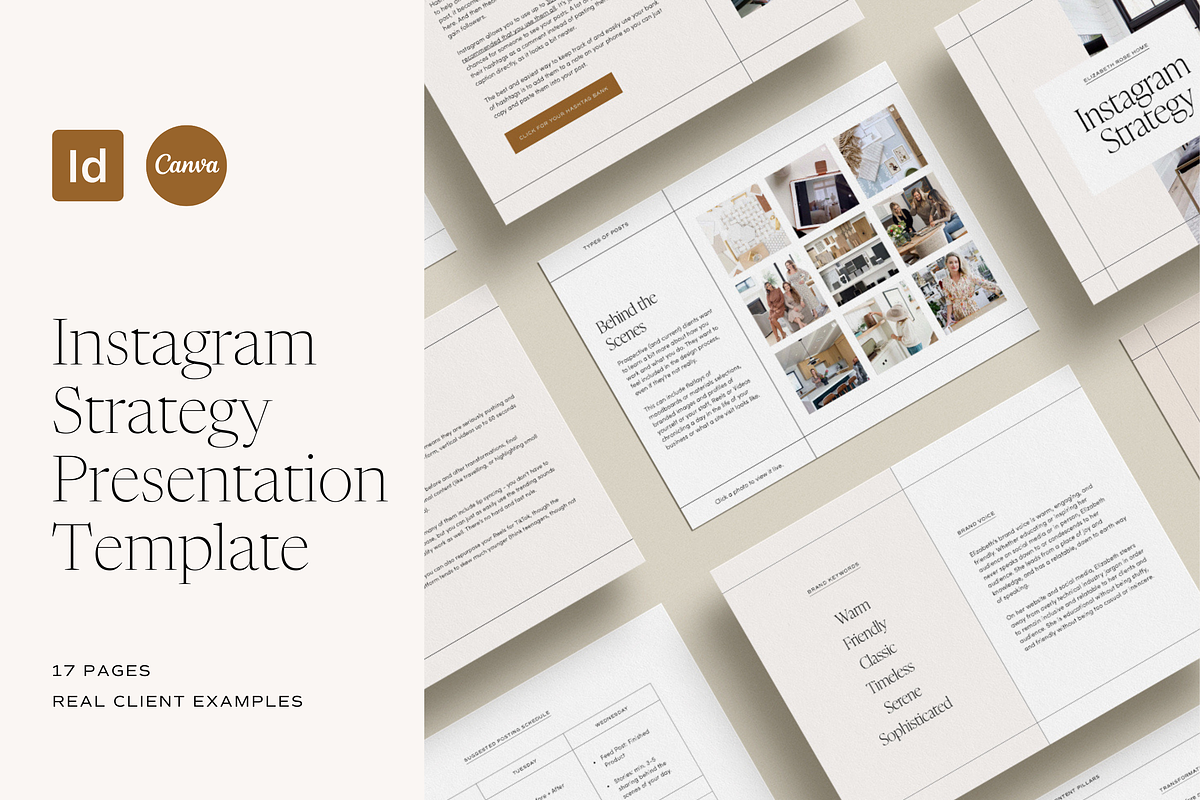 Instagram Strategy Template, a Templates & Theme by Madewest Supply Co. (Photo 1 of 5)